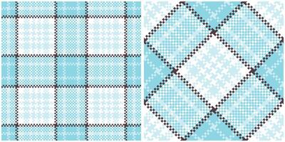 Scottish Tartan Seamless Pattern. Checker Pattern Traditional Scottish Woven Fabric. Lumberjack Shirt Flannel Textile. Pattern Tile Swatch Included. vector
