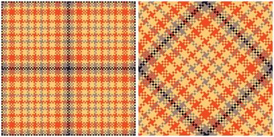 Classic Scottish Tartan Design. Checkerboard Pattern. Seamless Tartan Illustration Set for Scarf, Blanket, Other Modern Spring Summer Autumn Winter Holiday Fabric Print. vector