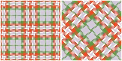 Classic Scottish Tartan Design. Tartan Plaid Seamless Pattern. Traditional Scottish Woven Fabric. Lumberjack Shirt Flannel Textile. Pattern Tile Swatch Included. vector