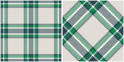 Tartan Plaid Seamless Pattern. Checkerboard Pattern. Template for Design Ornament. Seamless Fabric Texture. Illustration vector
