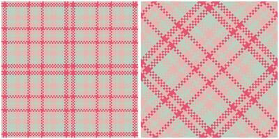 Tartan Plaid Seamless Pattern. Plaid Patterns Seamless. Seamless Tartan Illustration Set for Scarf, Blanket, Other Modern Spring Summer Autumn Winter Holiday Fabric Print. vector