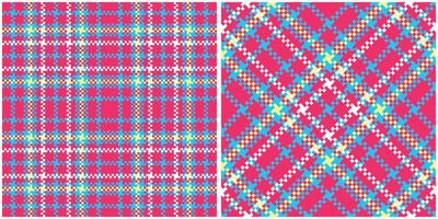Tartan Plaid Seamless Pattern. Traditional Scottish Checkered Background. Traditional Scottish Woven Fabric. Lumberjack Shirt Flannel Textile. Pattern Tile Swatch Included. vector