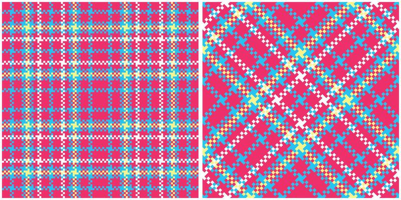 Tartan Plaid Seamless Pattern. Traditional Scottish Checkered Background. Traditional Scottish Woven Fabric. Lumberjack Shirt Flannel Textile. Pattern Tile Swatch Included.