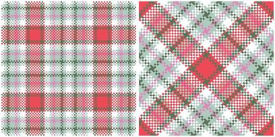 Tartan Plaid Pattern Seamless. Checkerboard Pattern. Traditional Scottish Woven Fabric. Lumberjack Shirt Flannel Textile. Pattern Tile Swatch Included. vector