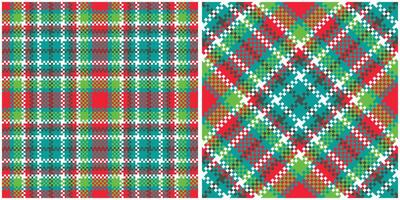 Scottish Tartan Plaid Seamless Pattern, Checker Pattern. Traditional Scottish Woven Fabric. Lumberjack Shirt Flannel Textile. Pattern Tile Swatch Included. vector