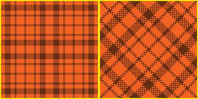 Tartan Plaid Pattern Seamless. Traditional Scottish Checkered Background. Seamless Tartan Illustration Set for Scarf, Blanket, Other Modern Spring Summer Autumn Winter Holiday Fabric Print. vector