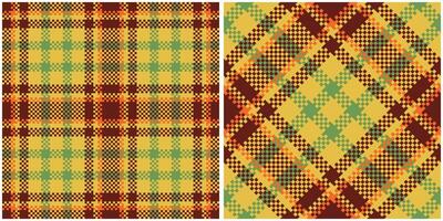 Tartan Plaid Pattern Seamless. Abstract Check Plaid Pattern. Traditional Scottish Woven Fabric. Lumberjack Shirt Flannel Textile. Pattern Tile Swatch Included. vector