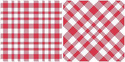 Scottish Tartan Plaid Seamless Pattern, Checker Pattern. Seamless Tartan Illustration Set for Scarf, Blanket, Other Modern Spring Summer Autumn Winter Holiday Fabric Print. vector