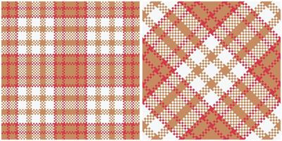Scottish Tartan Plaid Seamless Pattern, Checker Pattern. Traditional Scottish Woven Fabric. Lumberjack Shirt Flannel Textile. Pattern Tile Swatch Included. vector