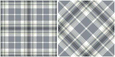 Scottish Tartan Plaid Seamless Pattern, Tartan Plaid Pattern Seamless. Seamless Tartan Illustration Set for Scarf, Blanket, Other Modern Spring Summer Autumn Winter Holiday Fabric Print. vector