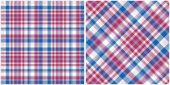 Tartan Plaid Seamless Pattern. Gingham Patterns. Template for Design Ornament. Seamless Fabric Texture. Illustration vector