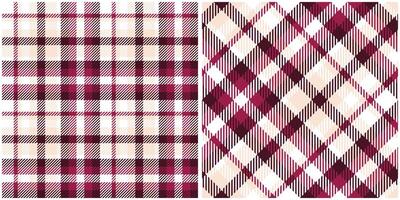 Tartan Pattern Seamless. Abstract Check Plaid Pattern Template for Design Ornament. Seamless Fabric Texture. vector