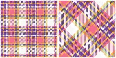 Scottish Tartan Plaid Seamless Pattern, Sweet Plaid Pattern Seamless. Template for Design Ornament. Seamless Fabric Texture. Illustration vector