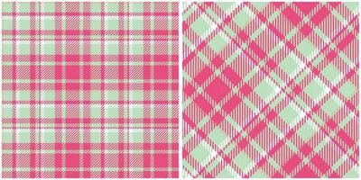 Scottish Tartan Plaid Seamless Pattern, Checkerboard Pattern. Seamless Tartan Illustration Set for Scarf, Blanket, Other Modern Spring Summer Autumn Winter Holiday Fabric Print. vector