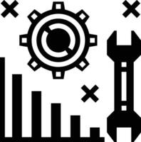 Chart icon symbol image for data statistic analysis illustration vector