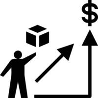 Chart icon symbol image for data statistic analysis illustration vector
