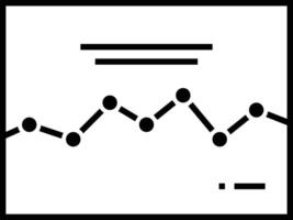 Chart icon symbol image for data statistic analysis illustration vector