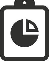Chart icon symbol image for data statistic analysis illustration vector