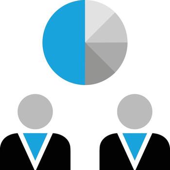 gráfico icono símbolo imagen para datos estadística análisis ilustración vector