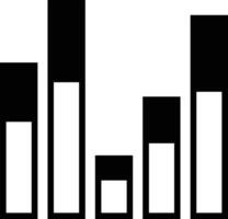 Chart icon symbol image for data statistic analysis illustration vector