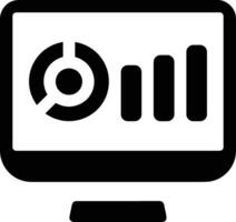 Chart icon symbol image for data statistic analysis illustration vector
