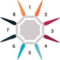 Chart icon symbol image for data statistic analysis illustration vector