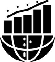 Chart icon symbol image for data statistic analysis illustration vector