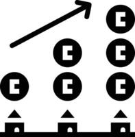 Chart icon symbol image for data statistic analysis illustration vector