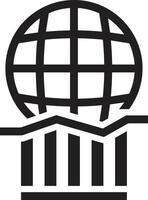 Chart icon symbol image for data statistic analysis illustration vector