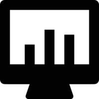 Chart icon symbol image for data statistic analysis illustration vector