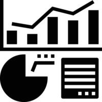 Chart icon symbol image for data statistic analysis illustration vector