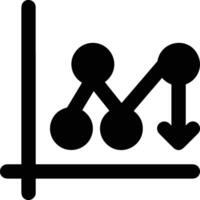 Chart icon symbol image for data statistic analysis illustration vector