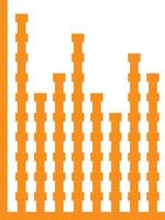 Chart icon symbol image for data statistic analysis illustration vector