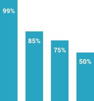 Chart icon symbol image for data statistic analysis illustration vector