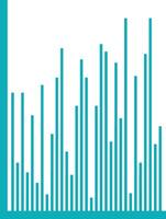 Chart icon symbol image for data statistic analysis illustration vector
