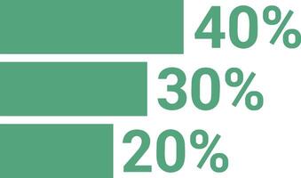 Chart icon symbol image for data statistic analysis illustration vector
