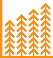 Chart icon symbol image for data statistic analysis illustration vector