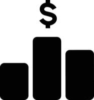 Chart icon symbol image for data statistic analysis illustration vector