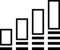 Chart icon symbol image for data statistic analysis illustration vector