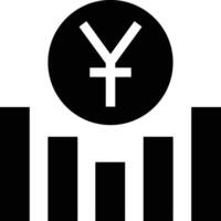 Chart icon symbol image for data statistic analysis illustration vector