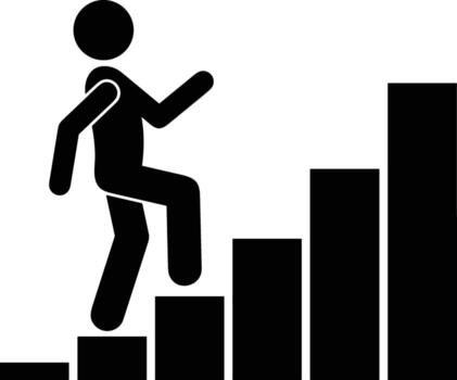 Chart icon symbol image for data statistic analysis illustration vector