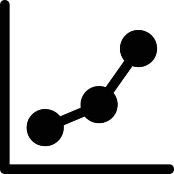 gráfico icono símbolo imagen para datos estadística análisis ilustración vector