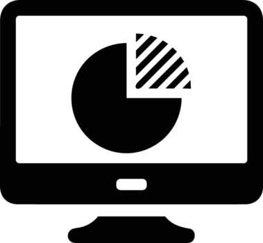 Chart icon symbol image for data statistic analysis illustration vector