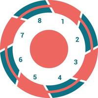 Chart icon symbol image for data statistic analysis illustration vector