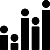 Chart icon symbol image for data statistic analysis illustration vector