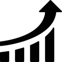 Chart icon symbol image for data statistic analysis illustration vector