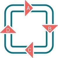 Chart icon symbol image for data statistic analysis illustration vector