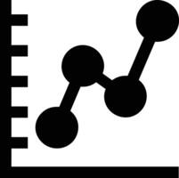 Chart icon symbol image for data statistic analysis illustration vector
