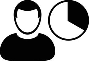 Chart icon symbol image for data statistic analysis illustration vector
