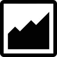 Chart icon symbol image for data statistic analysis illustration vector